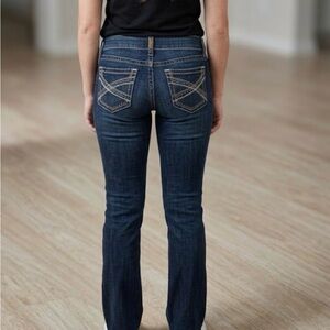 Ariat Women's Boot Cut Jeans in Dark Blue